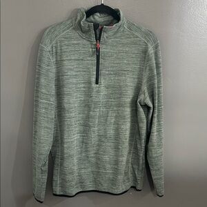 Avalanche Men's Olive Zip-Up Sweater
